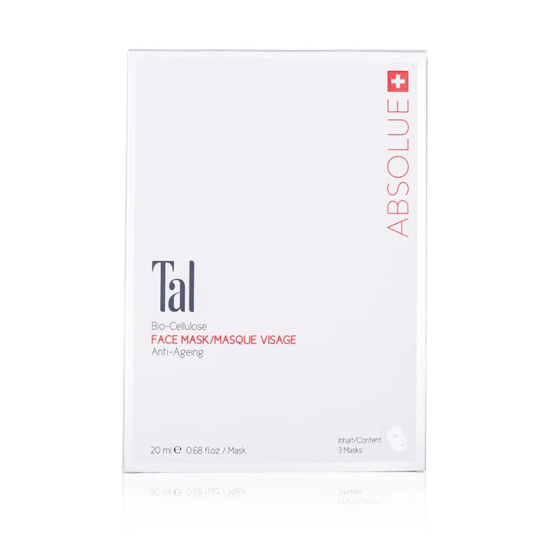 AL Absolue Bio-Cellulose Mask 3-Pack packaging – 3×20 ml Swiss skincare