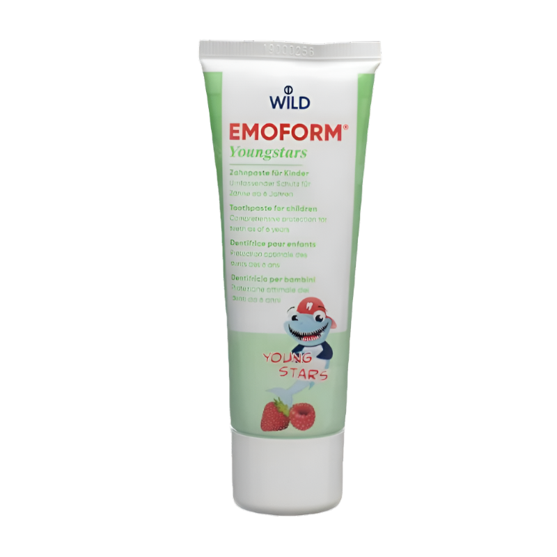 DR. Wild Emoform Youngstars Toothpaste – Swiss NZX caries protection for ages 6-12 (75 ml)