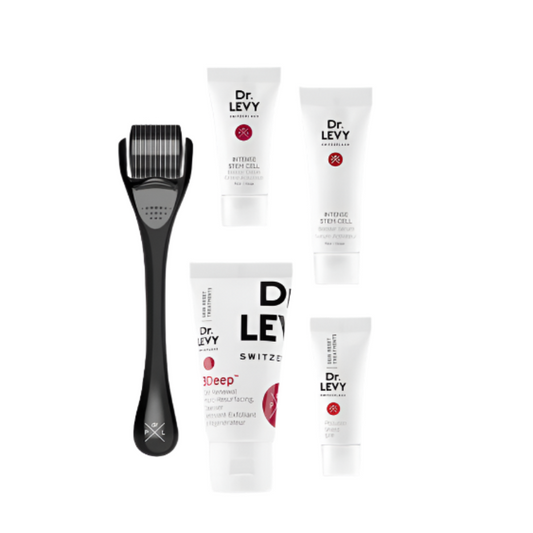 Dr. LEVY The SkinDeep Cure – 4-Week Home Renewal Kit with MicroSkin Roller