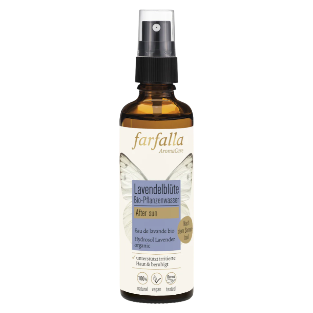 Farfalla lavender organic plant water (after sun) 75 ml