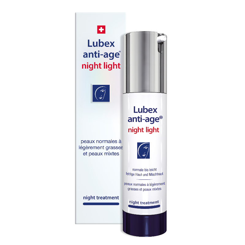 Lubex anti-age Night Light – Swiss lightweight night cream for normal to slightly oily skin | Beautylion.ch