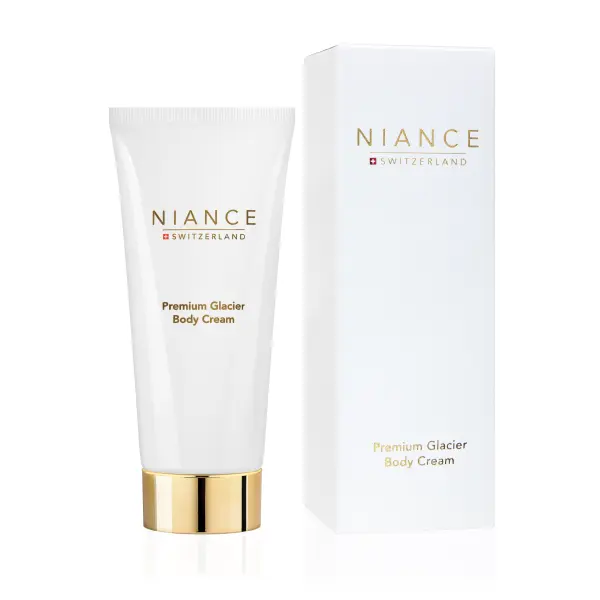 NIANCE Premium Glacier Body Cream actives — Glaucine Complex & Glacier Complex