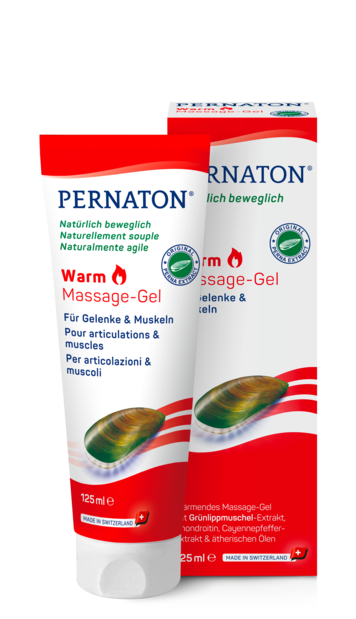 PERNATON Warm Massage Gel 125 ml – Swiss warming gel for joints & muscles 1