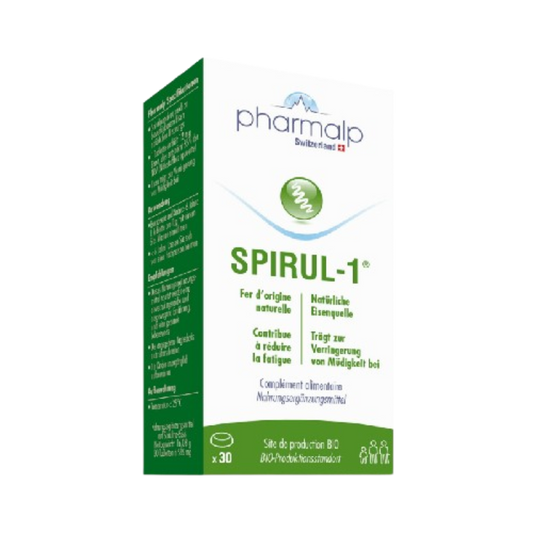 Pharmalp SPIRUL-1® – Swiss vegan spirulina iron tablets
