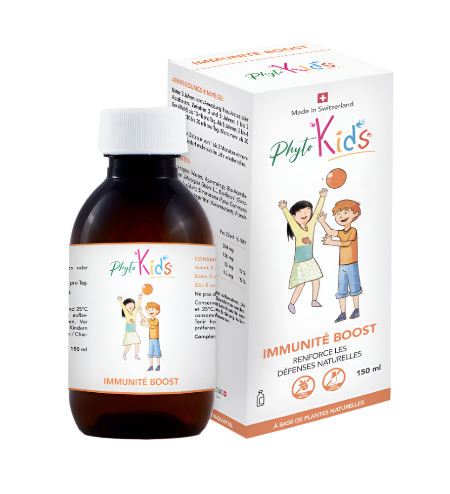 PhytoKids Immunity Boost – Swiss immune support syrup for kids | 150 ml