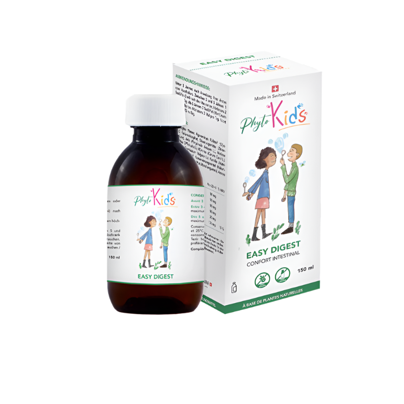 Phytokids Easy Digest – Swiss digestive comfort syrup for children | 150 ml
