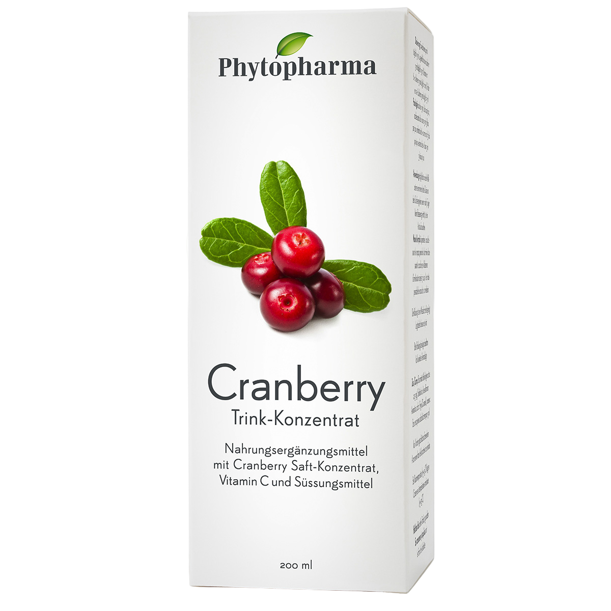 Phytopharma Cranberry Drink Concentrate – Urinary Tract & Immune Support
