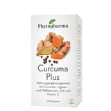 Phytopharma Curcuma Plus — turmeric, ginger & pepper immune support capsules