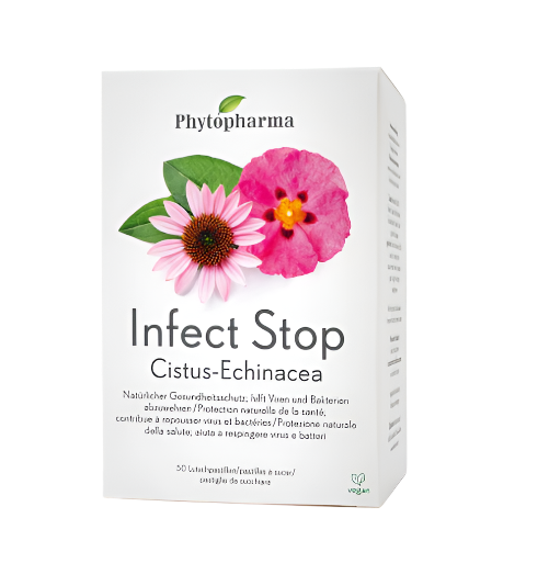 Phytopharma Infect Stop Lozenges – Cistus and Echinacea immune support
