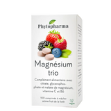 Phytopharma Magnesium Trio – wild-berry chewable tablets, 100