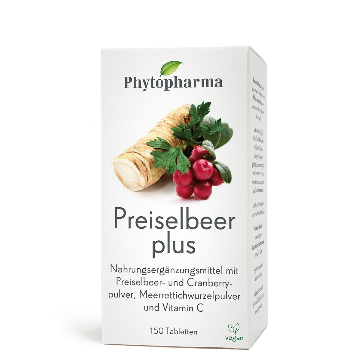 Phytopharma Preiselbeer Plus Tablets – Swiss cranberry and lingonberry urinary health supplement