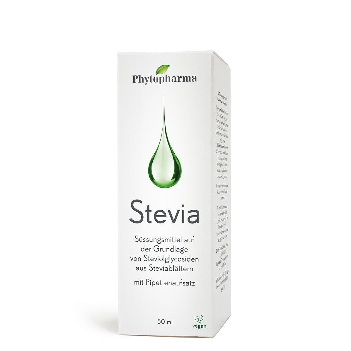 Phytopharma Stevia Tropfen – natural Stevia sweetener drops (50 ml)