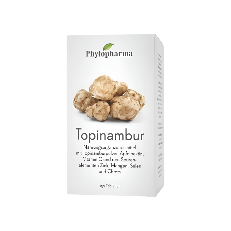 Phytopharma Topinambur Tablets – natural prebiotic supplement with minerals (150 tablets)