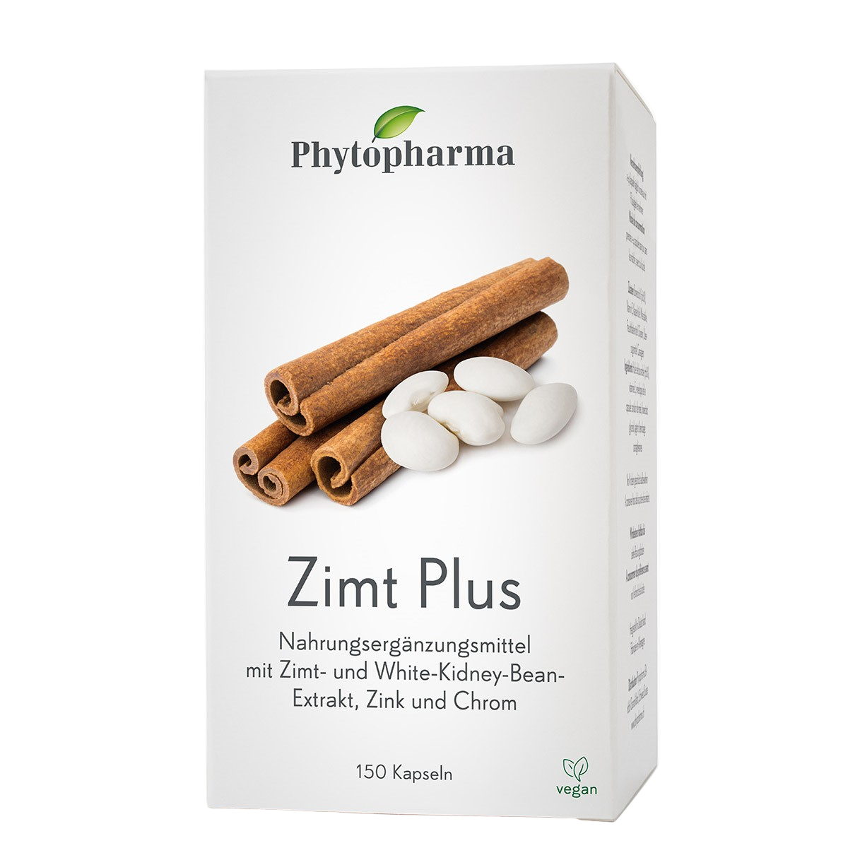 Phytopharma Zimt Plus Capsules – cinnamon and kidney bean extract for sugar balance (150 pcs)