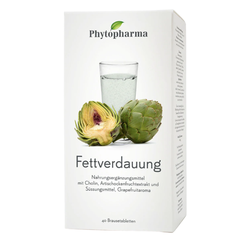 Phytopharma fat digestion effervescent tablets 40stk