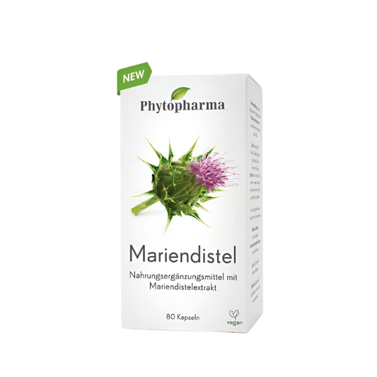 Phytopharma mariendistel (milk thistle) capsules 80 stk