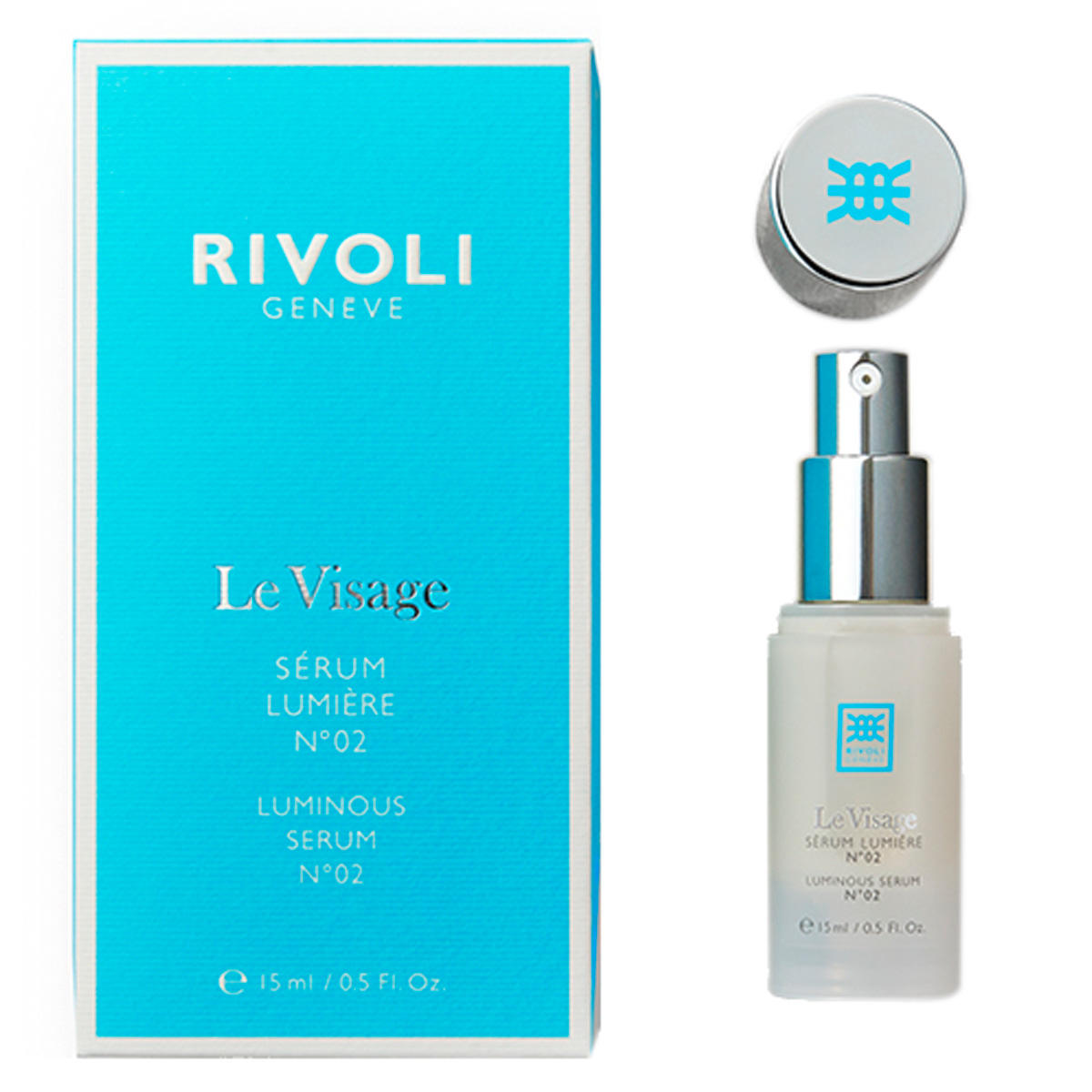 RIVOLI Le Visage Sérum Lumière N°02 50 ml – Swiss radiance boosting face serum
