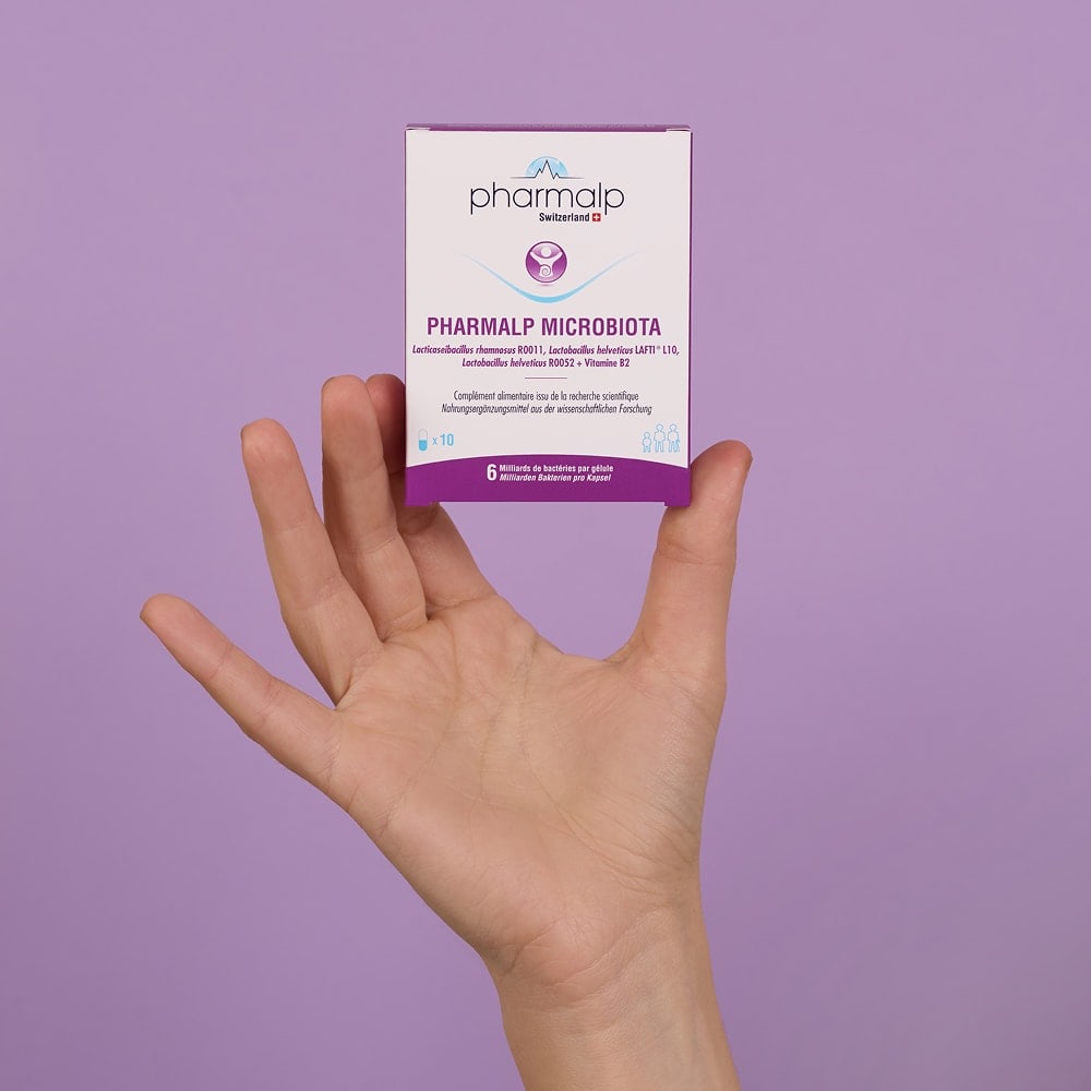Swiss-made capsule production – Pharmalp MICROBIOTA packaging