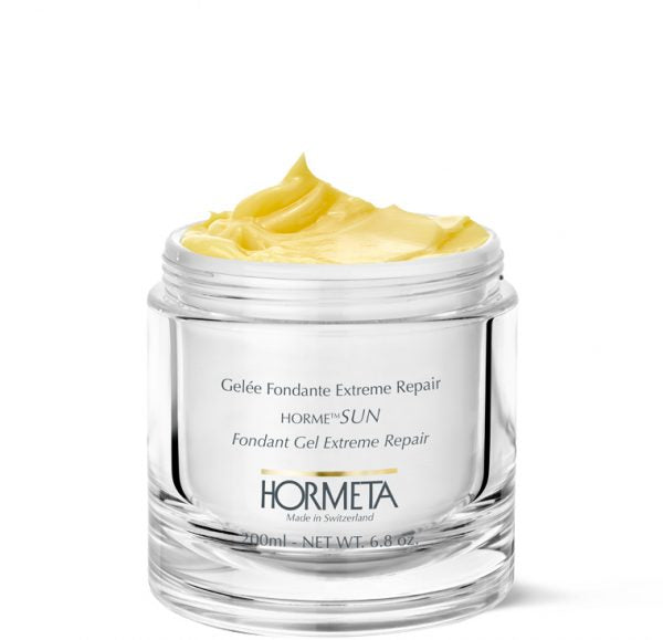 Swiss after-sun care HormeSUN Fondant Gel Extreme Repair – radiant hydrated skin