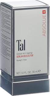 TAL Absolue Global Anti-Ageing Serum 30 ml packaging – Swiss luxury skincare