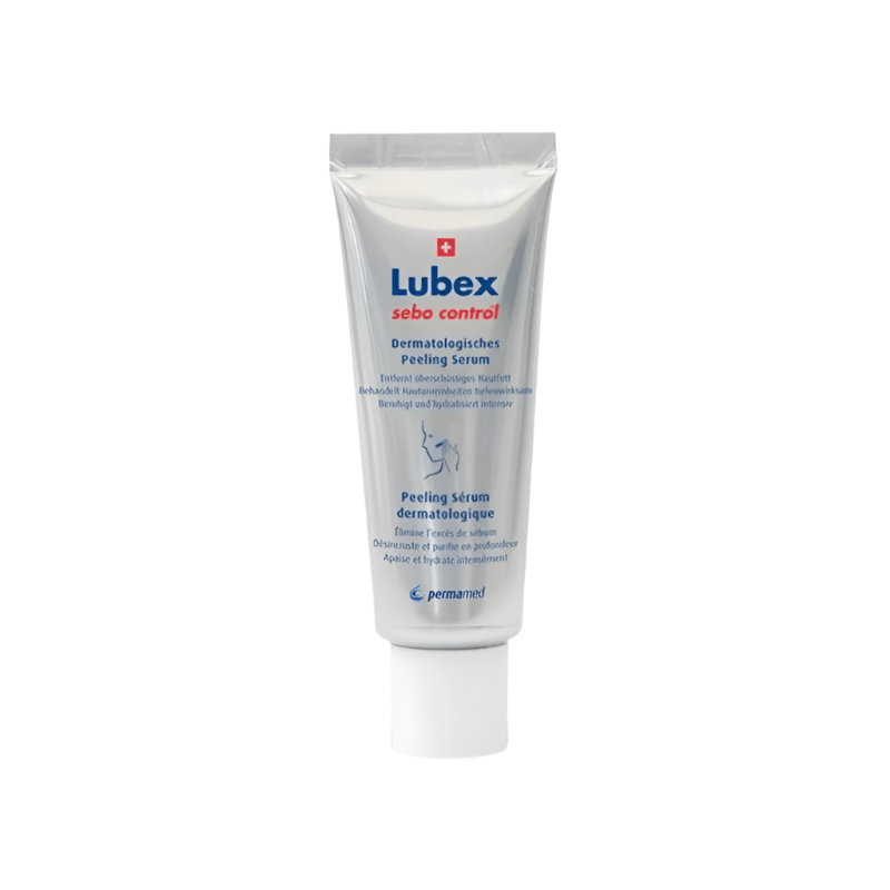 Texture of Lubex Sebo Control – lightweight leave-on serum for sebum-control & smoother skin