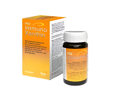 Vita Immunoxanthin immune support capsules Swiss supplement 50 capsules