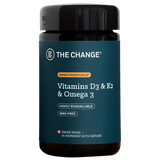 BE THE CHANGE - Vitamins D3 & K2 & Omega 3