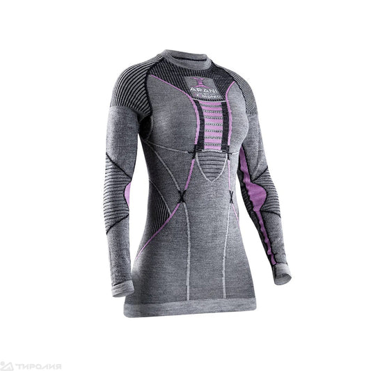 X-BIONIC APANI 4.0 MERINO SHIRT ROUND NECK LG SL WMN