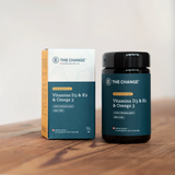 BE THE CHANGE - Vitamins D3 & K2 & Omega 3