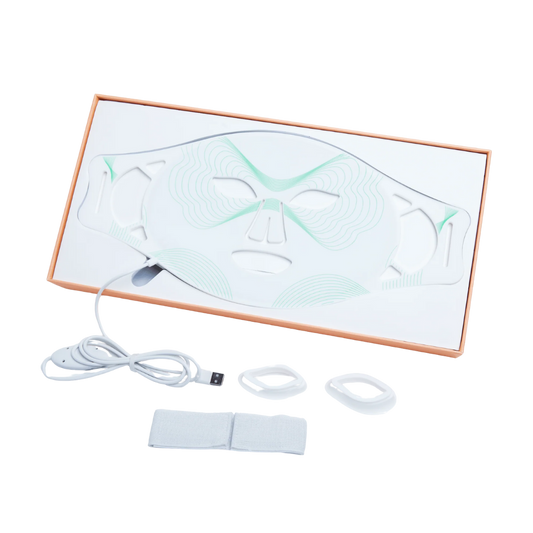 nebulyft LED Face Mask Light Therapy Device + Facial Mask – Swiss multi-spectrum skincare set