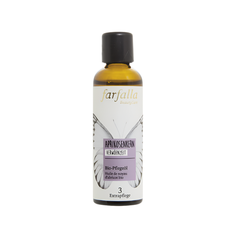 Farfalla apricot kernel organic oil - Beauty & the Lion