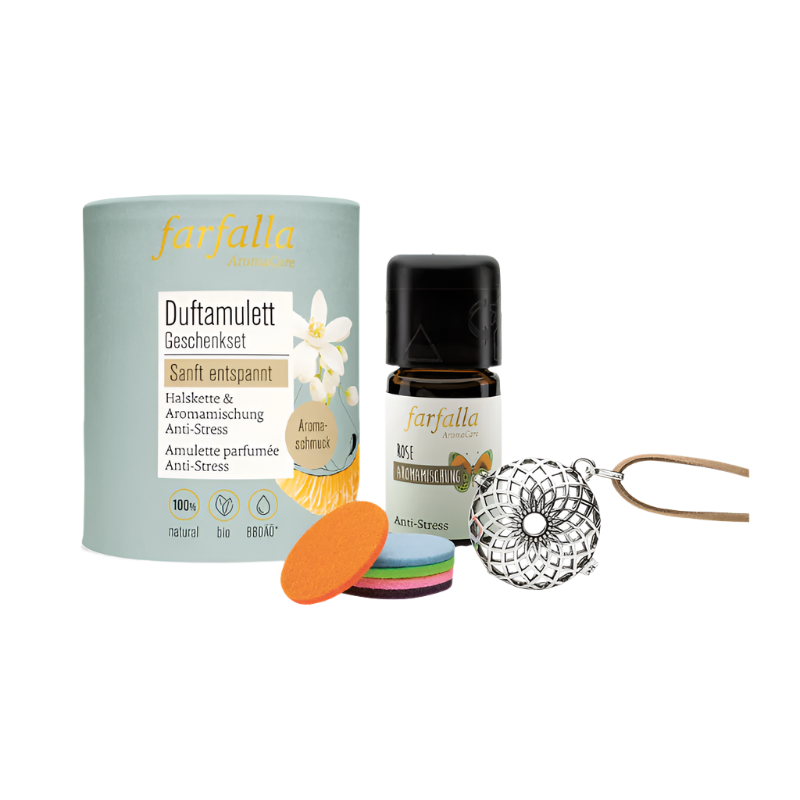 Farfalla gift set gently relaxed scent charm