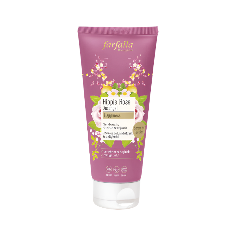 Farfalla hippie rose happiness shower gel 200 ml - Beauty & the Lion
