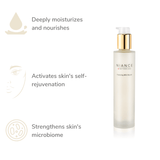 NIANCE Cleansing Milk RELAX active ingredients — hyssop and Swiss Glacier Complex