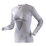 X-BIONIC Women Underwear Energizer MK2 Shirt long slv white black - Beauty & the Lion