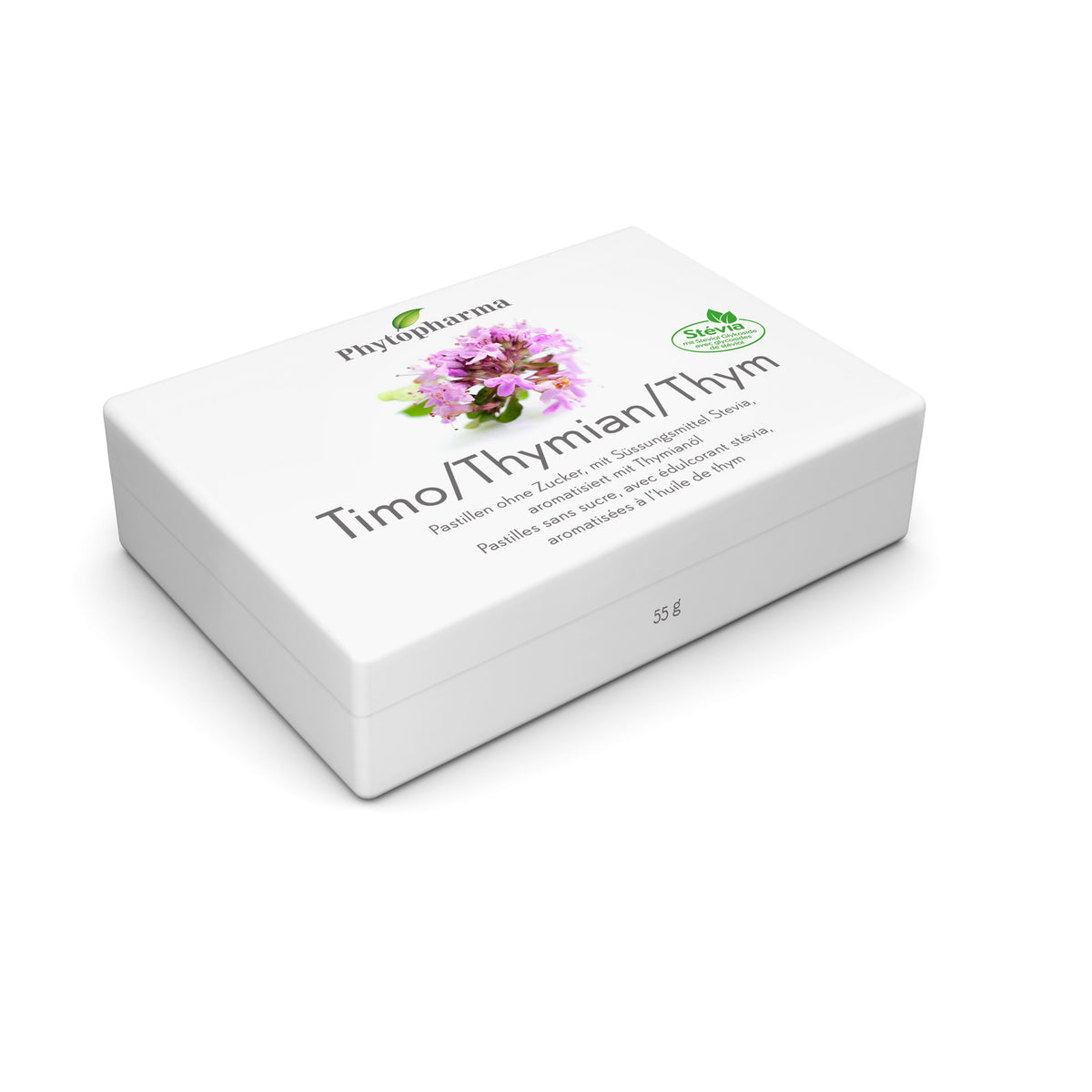 Phytopharma – Thyme Lozenges | Herbal Cooling Throat Comfort | 55 g Main image