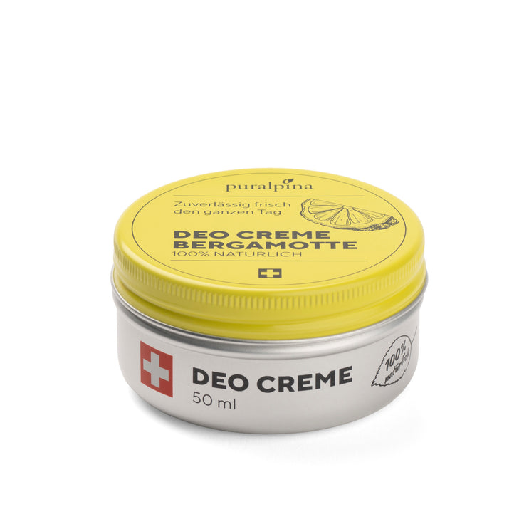 Puralpina Deo Creme Bergamotte | Natural Deodorant Cream Bergamot | 50 ml Main image