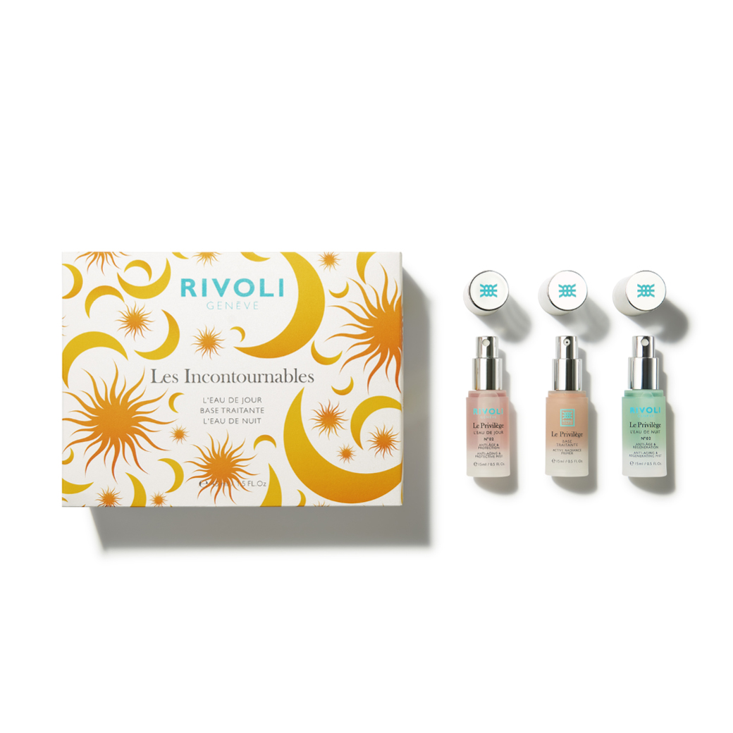 RIVOLI Les Incontournables Set – Swiss essential skincare trio Main image