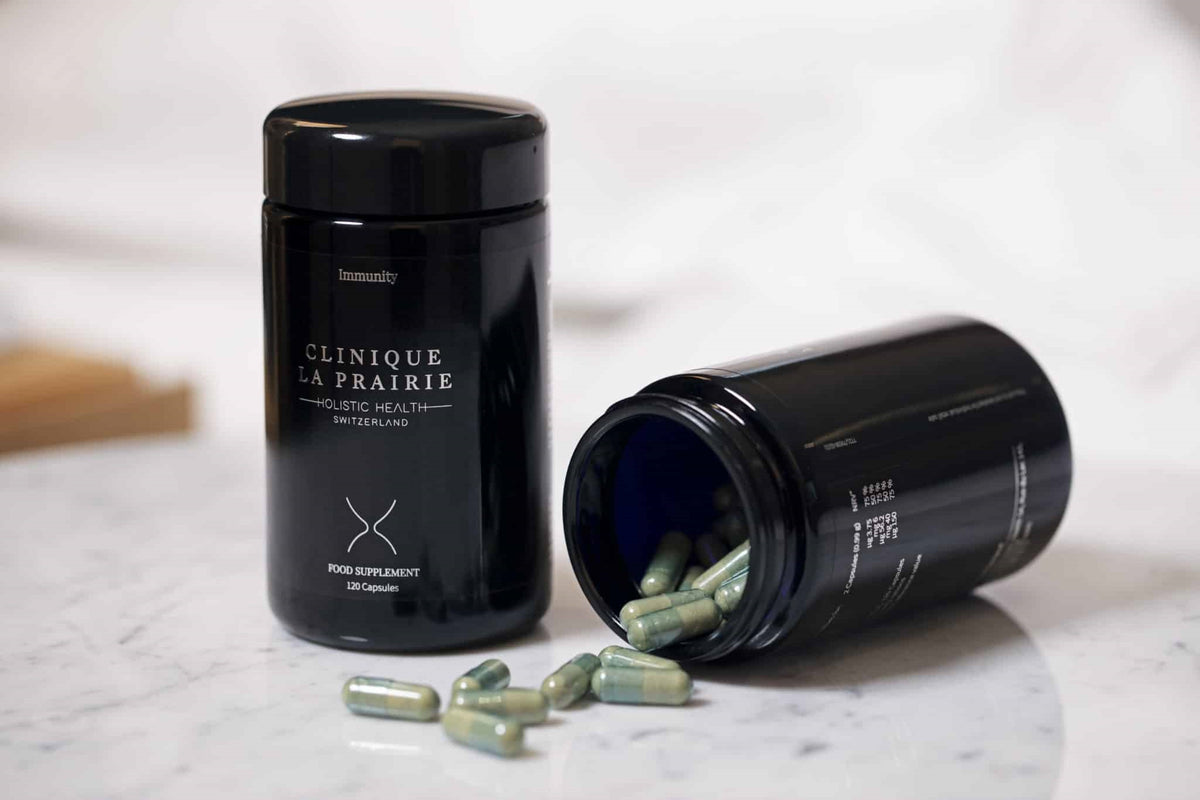 Clinique La Prairie – THE ULTIMATE Immunity and R-Essence | Longevity Support Supplements | 2 x 120 Capsules Main image