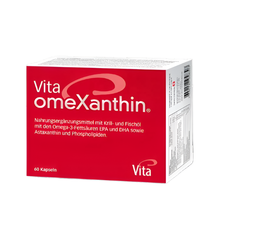 Vita Omexanthin – Swiss Omega-3 & Astaxanthin Marine Complex (60 capsules)