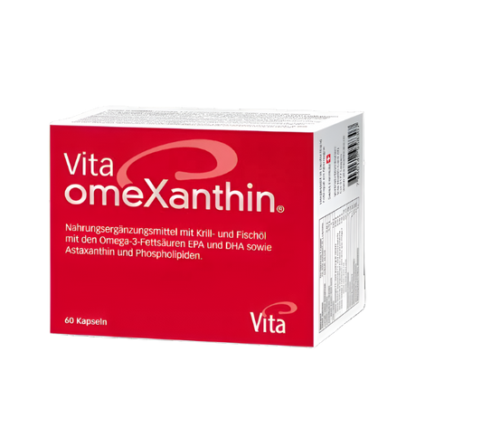 Vita Omexanthin – Swiss Omega-3 & Astaxanthin Marine Complex (60 capsules)
