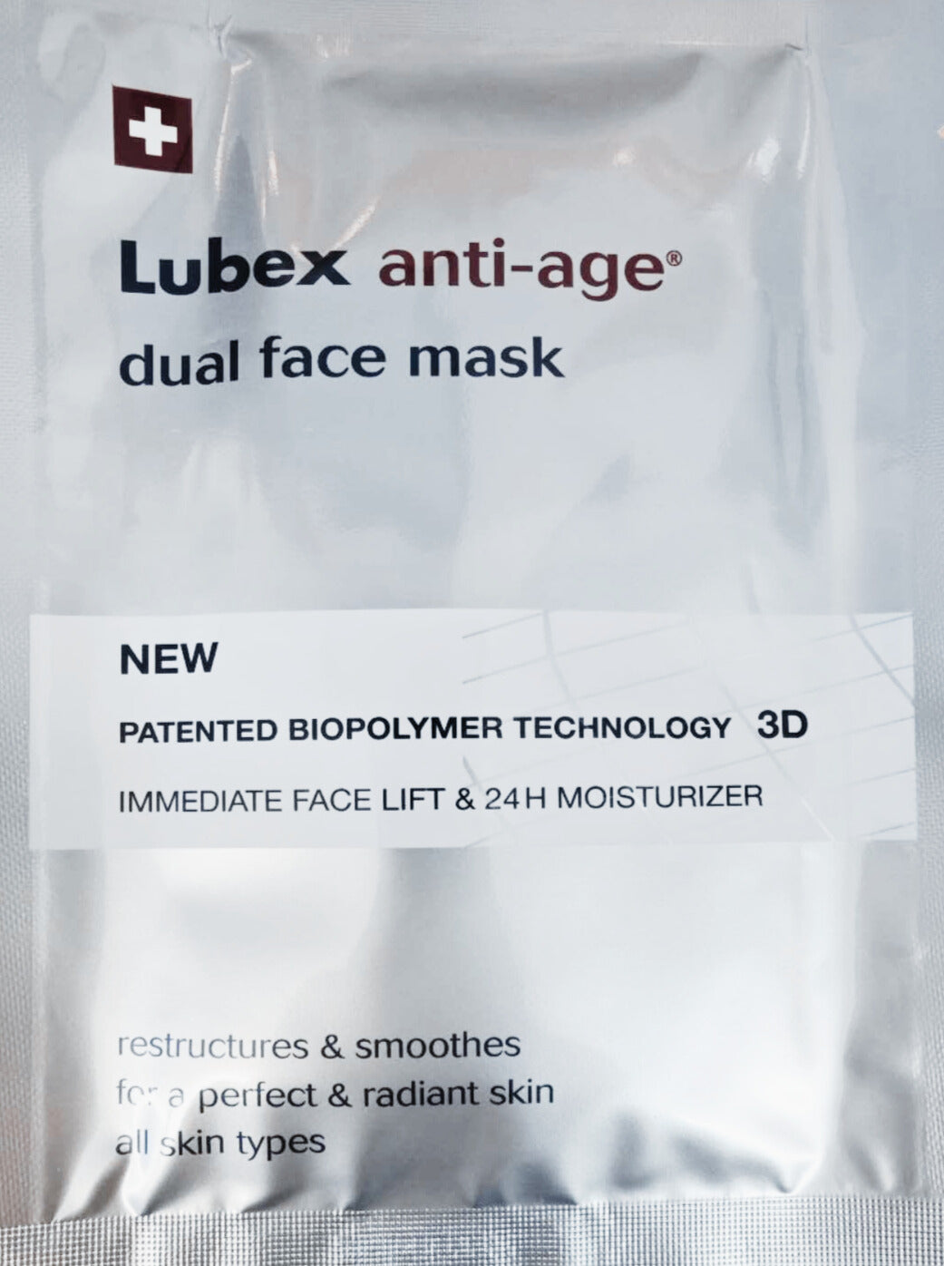 Lubex anti-age dual face mask NEW 4 stk