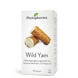 Phytopharma Wild Yam Capsules – Natural Hormonal Balance with Vitamin E (80 Capsules)