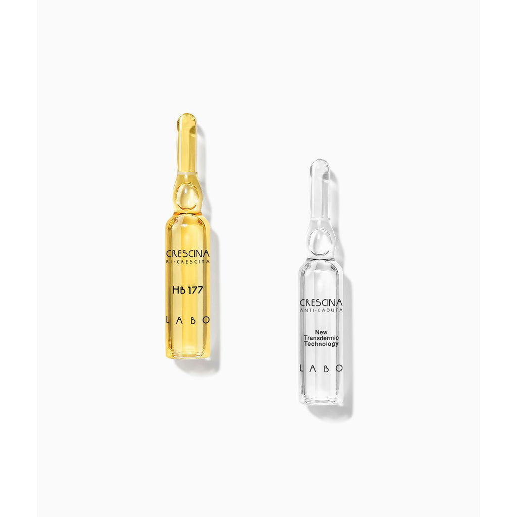 Applying Labo Suisse Crescina 1300 Women to scalp – line-by-line topical treatment for thinning areas