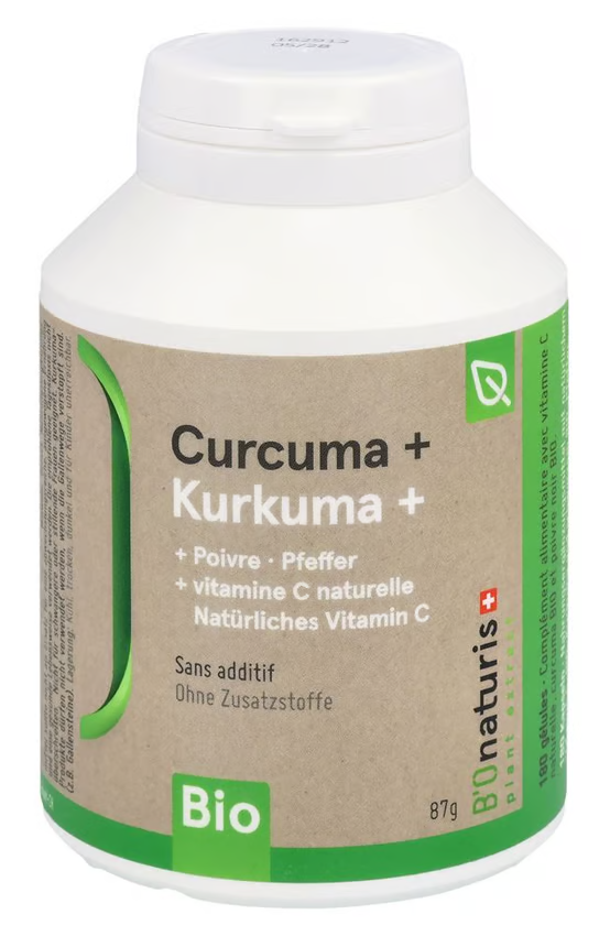 Bionaturis Curcuma Plus 180 Capsules Turmeric Supplement