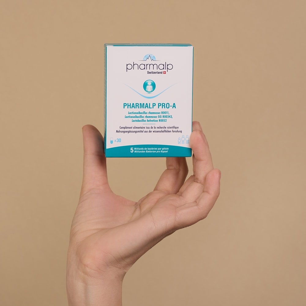 Bottle of Pharmalp PRO-A 30 capsules – gut microbiota and immune support