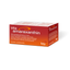 Bottle of Vita Amaraxanthin showing vegan icon and Swiss manufacturing label
