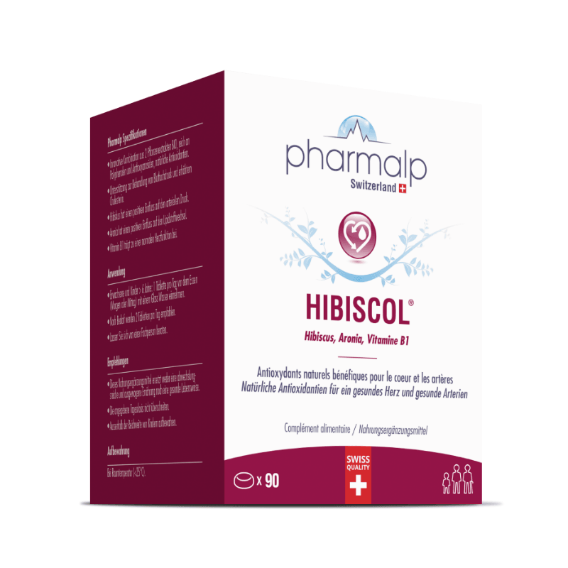 Pharmalp – HIBISCOL | Heart & Arteries Support | 30 / 90 tabs Secondary image