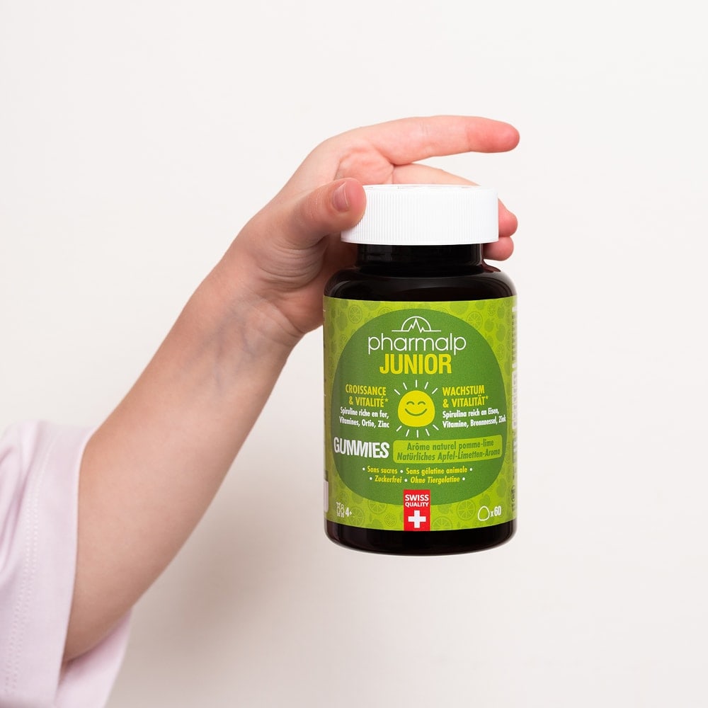 Child chewing gummies – Pharmalp JUNIOR apple-lime flavour for children from 4 years