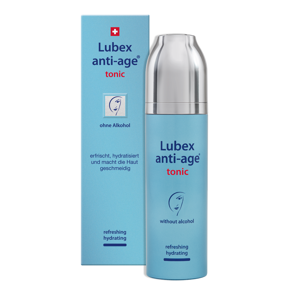 Close-up texture of Lubex anti-age Tonic – lightweight watery tonic with hyaluronate for skin hydration Main image